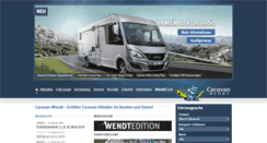 Desktop Screenshot of caravan-wendt.de